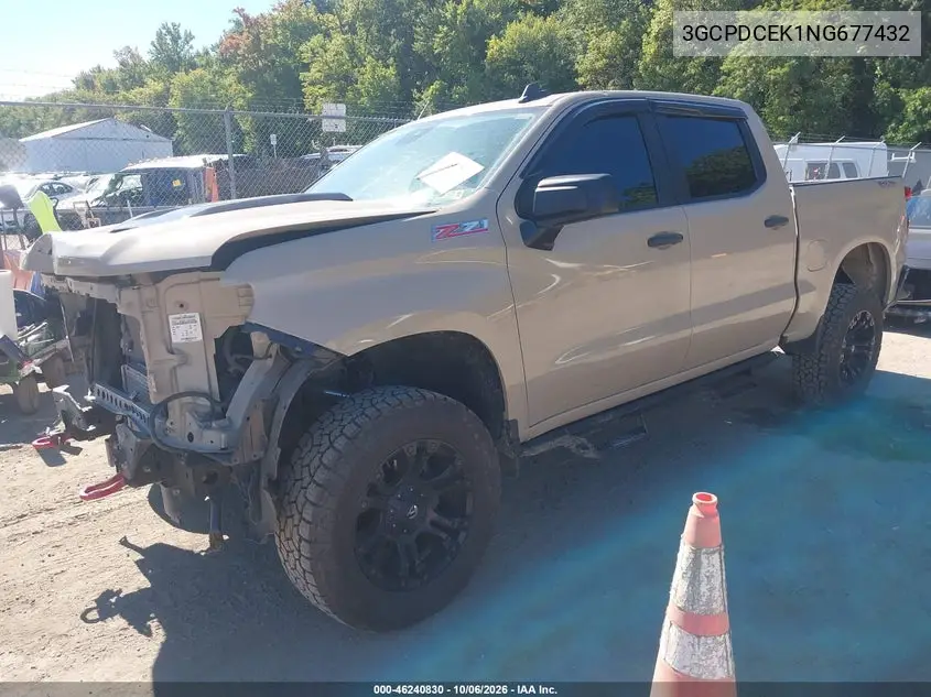 2022 CHEVROLET SILVERADO VIN 3GCPDCEK1NG677432 — фото 2