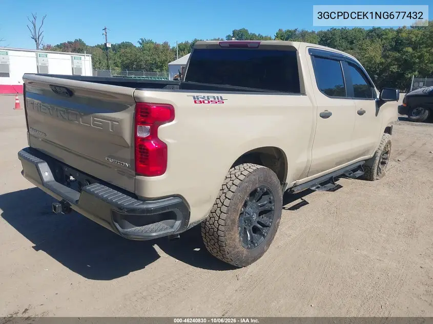 2022 CHEVROLET SILVERADO VIN 3GCPDCEK1NG677432 — фото 4
