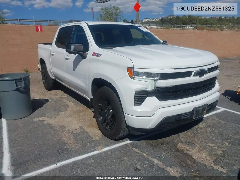 CHEVROLET SILVERADO 2022, VIN 1GCUDEED2NZ581325