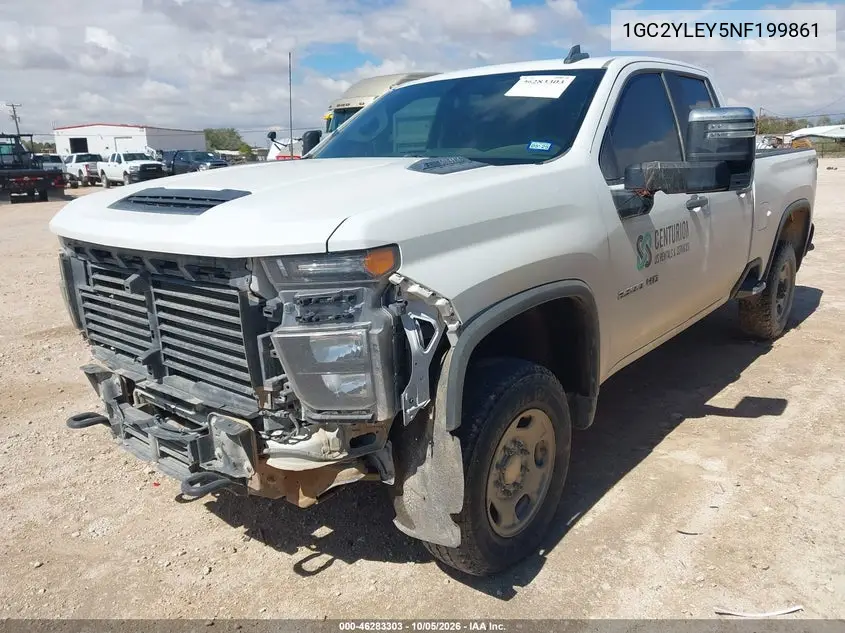 2022 CHEVROLET SILVERADO VIN 1GC2YLEY5NF199861 — фото 2