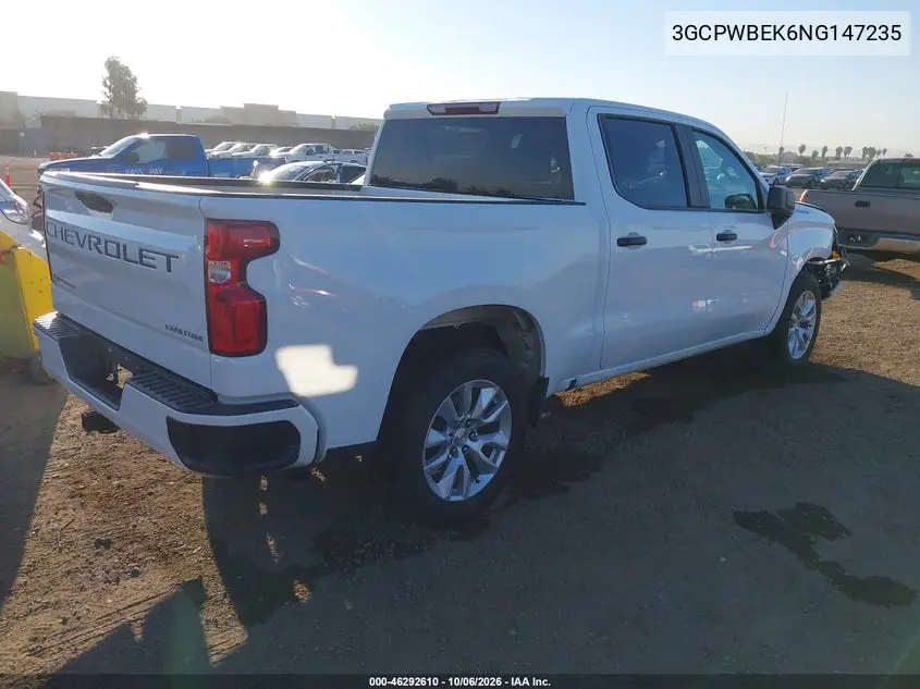 2022 CHEVROLET SILVERADO VIN 3GCPWBEK6NG147235 — фото 4