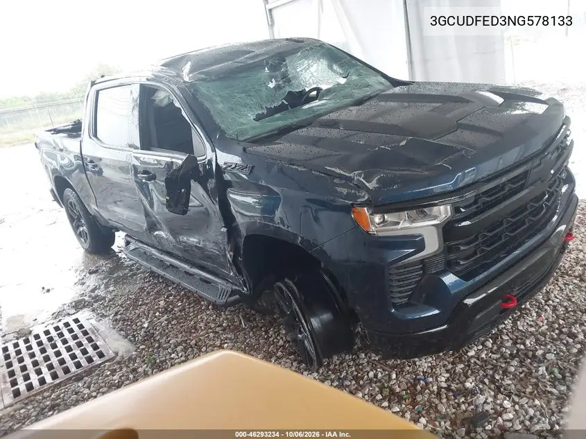 CHEVROLET SILVERADO 2022, VIN 3GCUDFED3NG578133