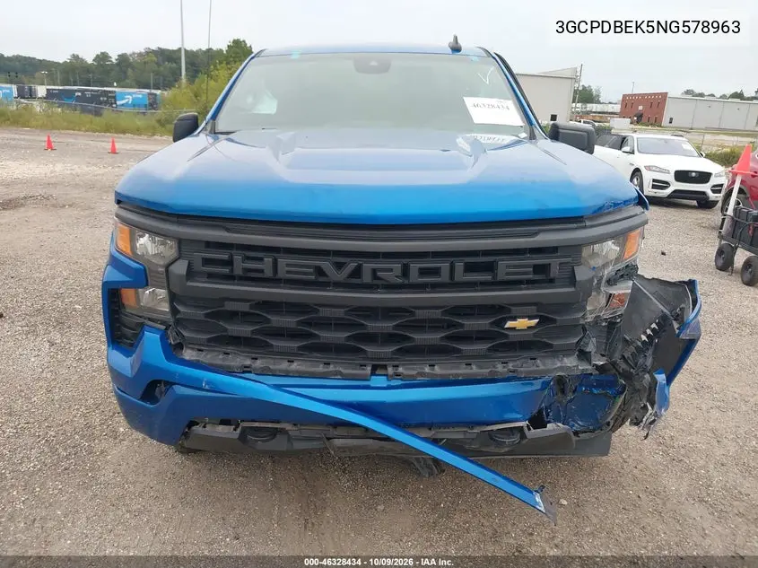 2022 CHEVROLET SILVERADO VIN 3GCPDBEK5NG578963 — фото 11