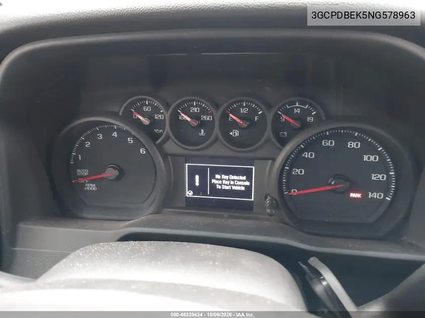 2022 CHEVROLET SILVERADO VIN 3GCPDBEK5NG578963 — фото 14