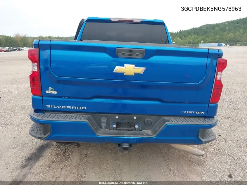 2022 CHEVROLET SILVERADO VIN 3GCPDBEK5NG578963 — фото 15