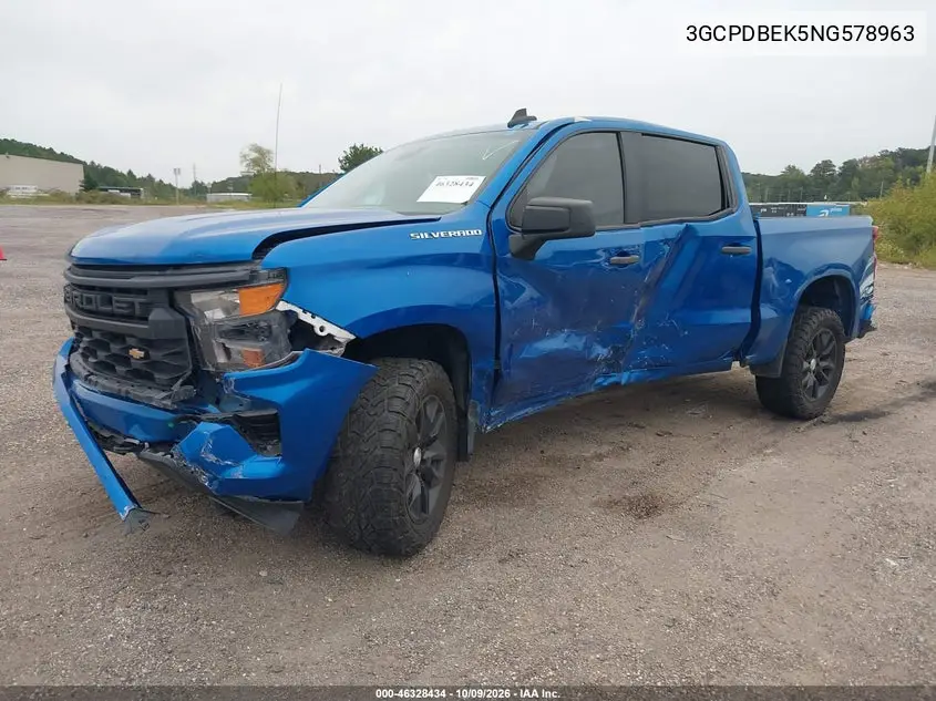 2022 CHEVROLET SILVERADO VIN 3GCPDBEK5NG578963 — фото 6