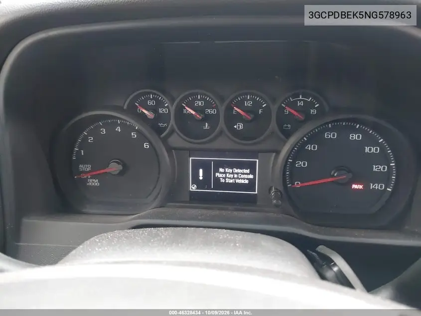 2022 CHEVROLET SILVERADO VIN 3GCPDBEK5NG578963 — фото 7