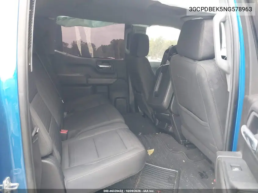 2022 CHEVROLET SILVERADO VIN 3GCPDBEK5NG578963 — фото 8