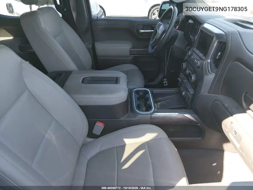 2022 CHEVROLET SILVERADO VIN 3GCUYGET9NG178305 — фото 5