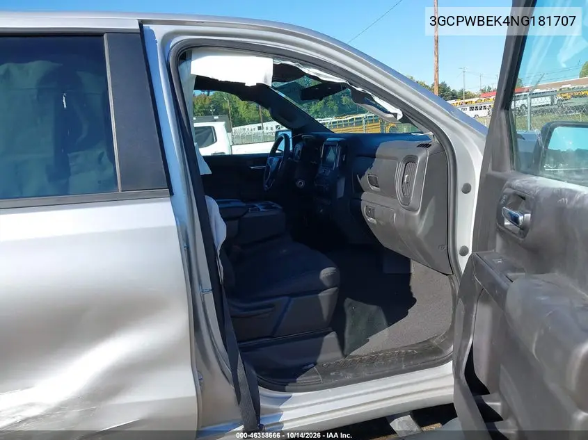 2022 CHEVROLET SILVERADO VIN 3GCPWBEK4NG181707 — фото 5