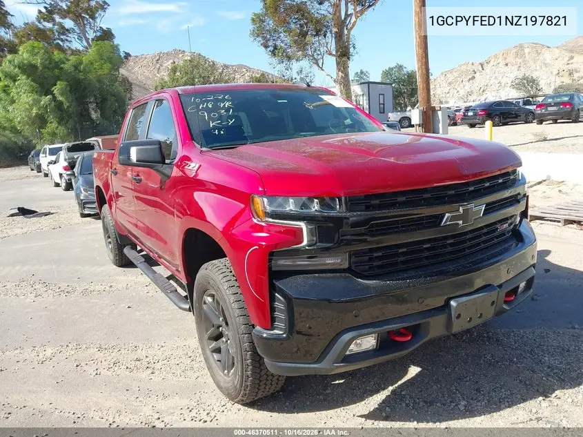 CHEVROLET SILVERADO 2022, VIN 1GCPYFED1NZ197821