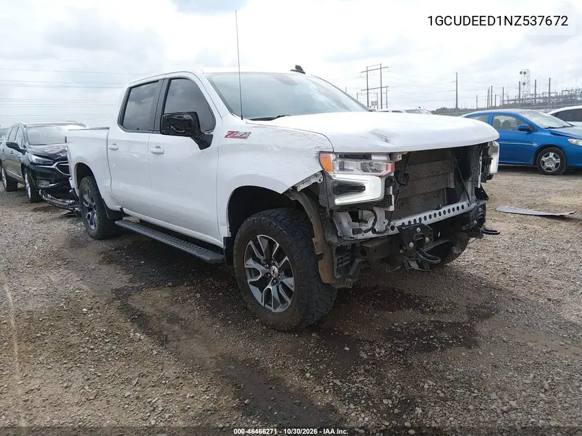 CHEVROLET SILVERADO 2022, VIN 1GCUDEED1NZ537672