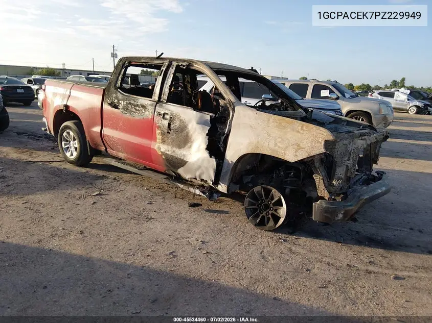 CHEVROLET SILVERADO 2023, VIN 1GCPACEK7PZ229949