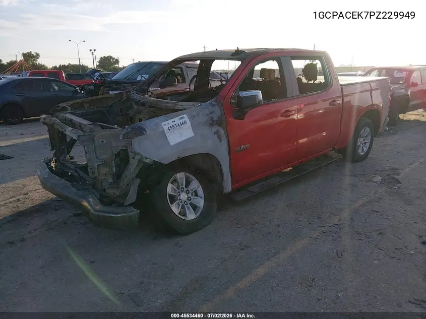 2023 CHEVROLET SILVERADO VIN 1GCPACEK7PZ229949 — фото 2