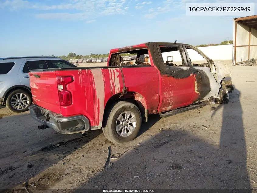 2023 CHEVROLET SILVERADO VIN 1GCPACEK7PZ229949 — фото 4