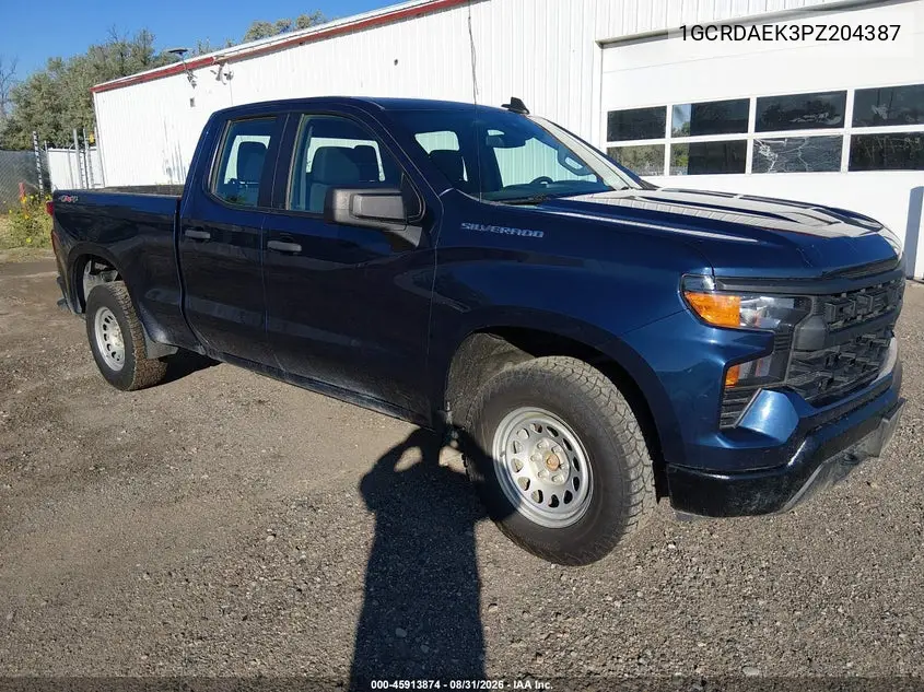 CHEVROLET SILVERADO 2023, VIN 1GCRDAEK3PZ204387