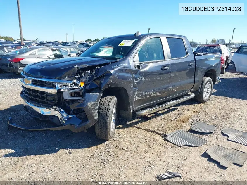 2023 CHEVROLET SILVERADO VIN 1GCUDDED3PZ314028 — фото 2