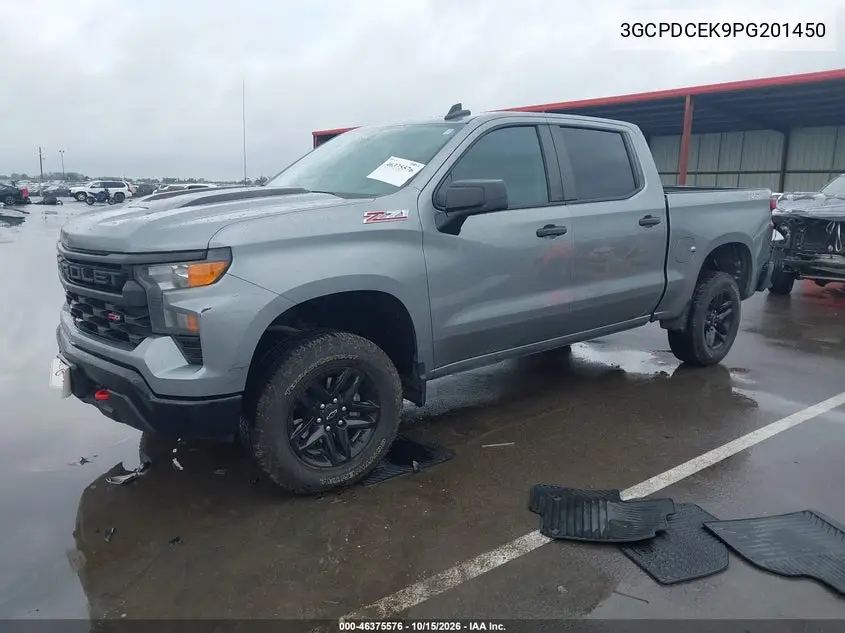 2023 CHEVROLET SILVERADO VIN 3GCPDCEK9PG201450 — фото 2