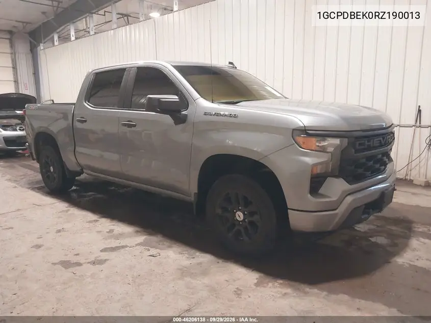 CHEVROLET SILVERADO 2024, VIN 1GCPDBEK0RZ190013