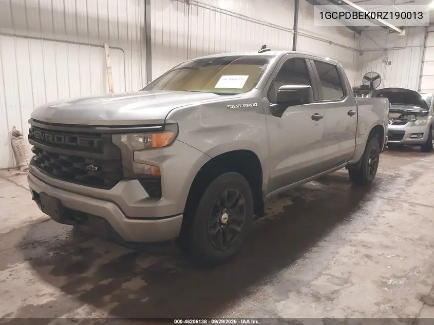 2024 CHEVROLET SILVERADO VIN 1GCPDBEK0RZ190013 — фото 2