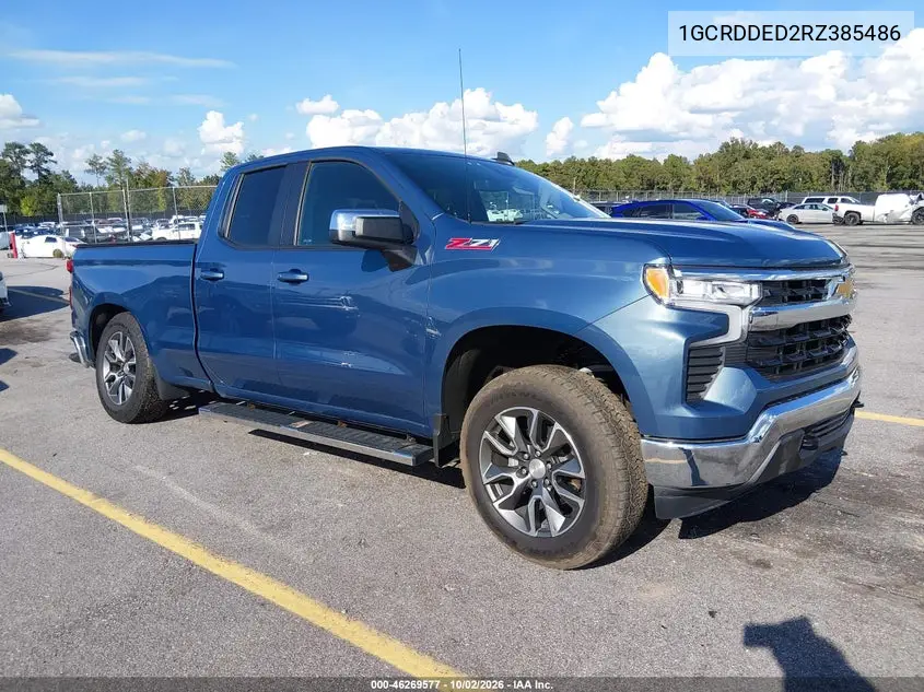 CHEVROLET SILVERADO 2024, VIN 1GCRDDED2RZ385486