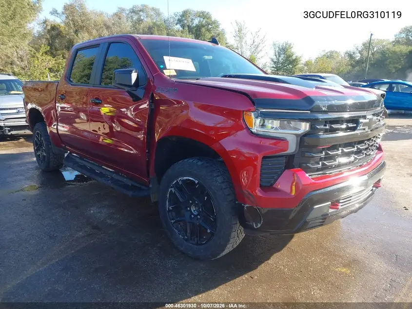 CHEVROLET SILVERADO 2024, VIN 3GCUDFEL0RG310119