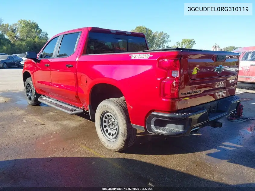 2024 CHEVROLET SILVERADO VIN 3GCUDFEL0RG310119 — фото 3