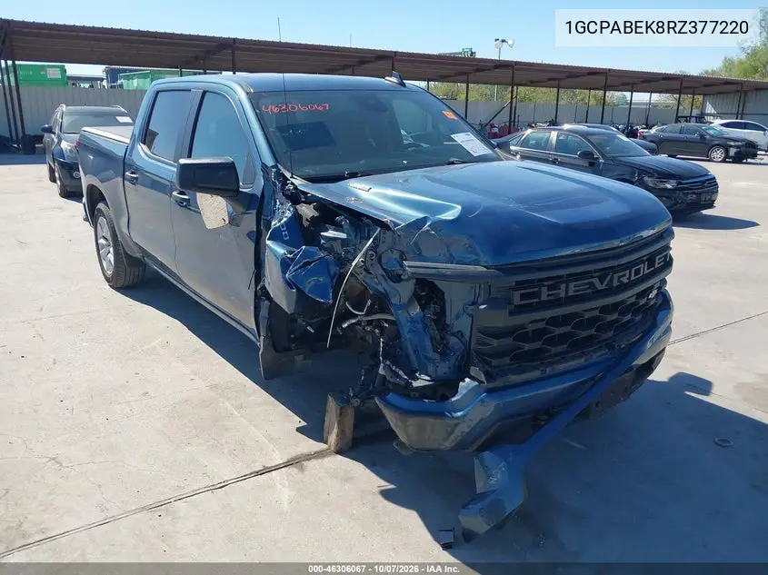 CHEVROLET SILVERADO 2024, VIN 1GCPABEK8RZ377220