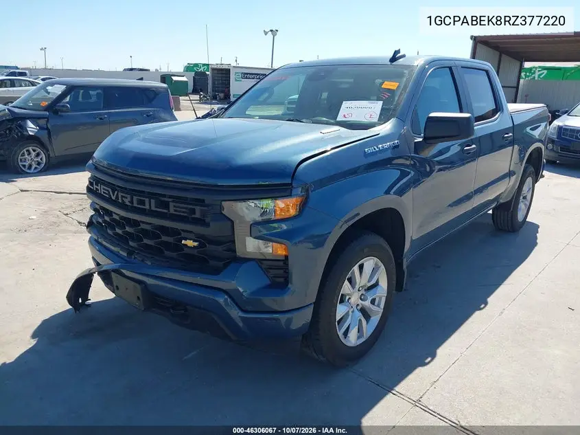 2024 CHEVROLET SILVERADO VIN 1GCPABEK8RZ377220 — фото 2