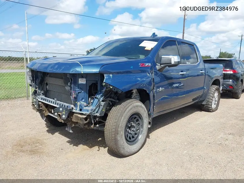 2024 CHEVROLET SILVERADO VIN 1GCUDGED9RZ384976 — фото 2