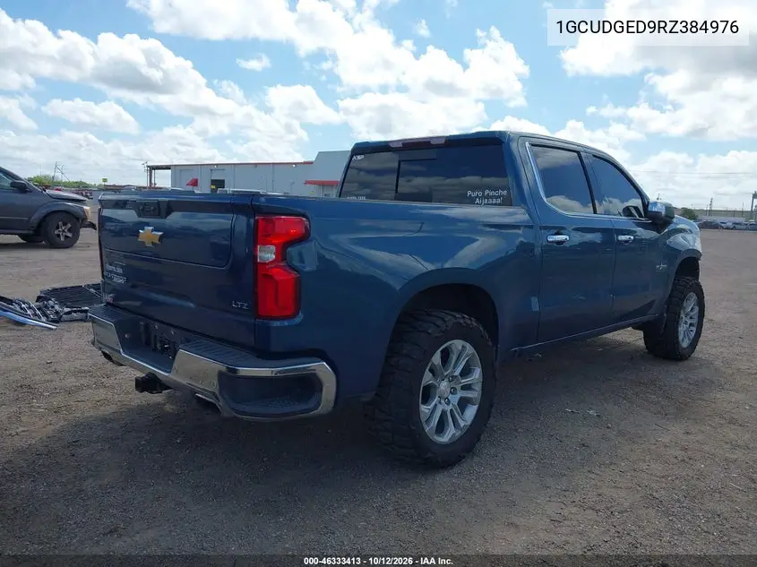 2024 CHEVROLET SILVERADO VIN 1GCUDGED9RZ384976 — фото 4
