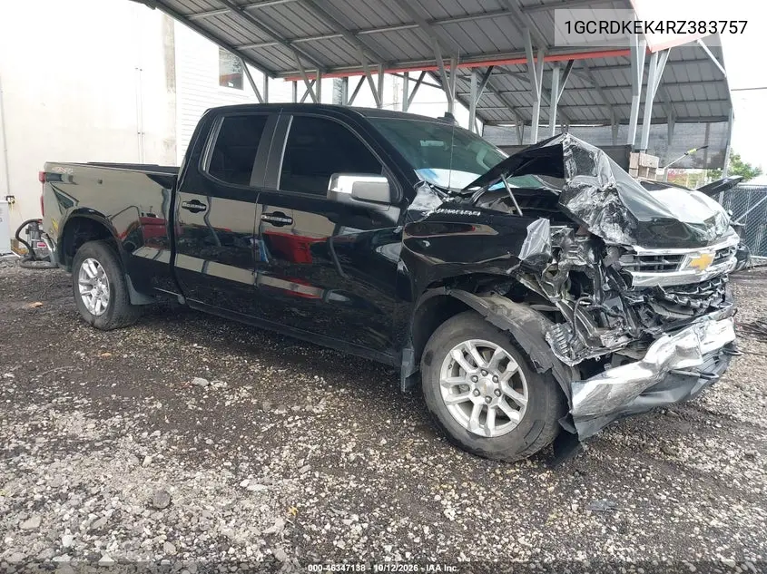 CHEVROLET SILVERADO 2024, VIN 1GCRDKEK4RZ383757