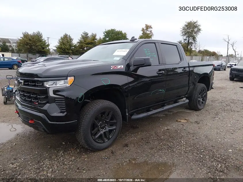 2024 CHEVROLET SILVERADO VIN 3GCUDFED0RG253008 — фото 2