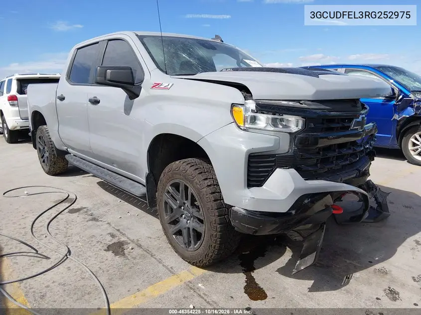 CHEVROLET SILVERADO 2024, VIN 3GCUDFEL3RG252975
