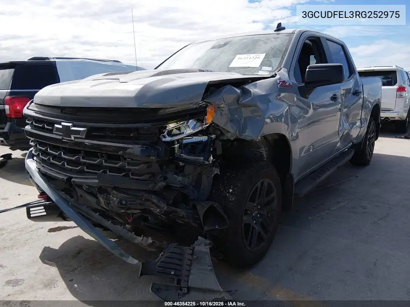 2024 CHEVROLET SILVERADO VIN 3GCUDFEL3RG252975 — фото 2