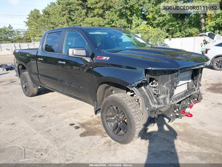 CHEVROLET SILVERADO 2024, VIN 3GCUDCED0RG111952