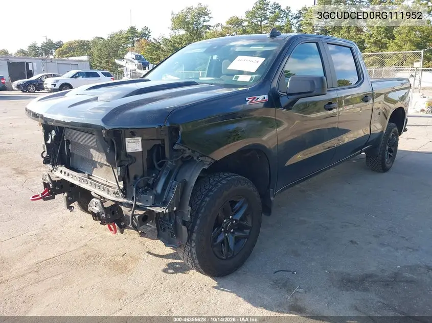 2024 CHEVROLET SILVERADO VIN 3GCUDCED0RG111952 — фото 2