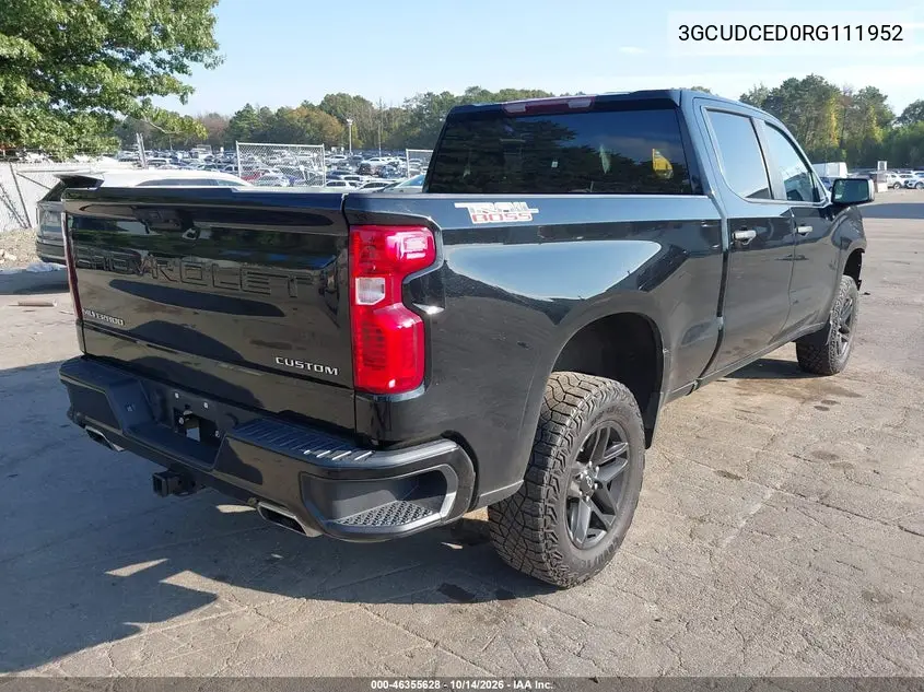 2024 CHEVROLET SILVERADO VIN 3GCUDCED0RG111952 — фото 4