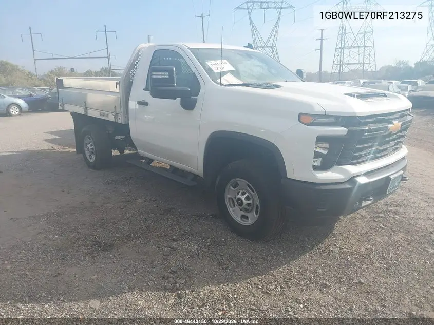 CHEVROLET SILVERADO 2024, VIN 1GB0WLE70RF213275