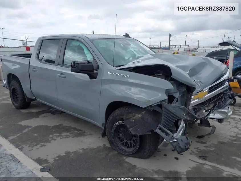 CHEVROLET SILVERADO 2024, VIN 1GCPACEK8RZ387820