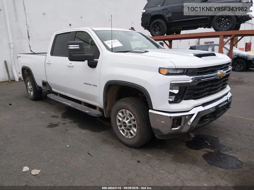 CHEVROLET SILVERADO 2025, VIN 1GC1KNEY9SF343982