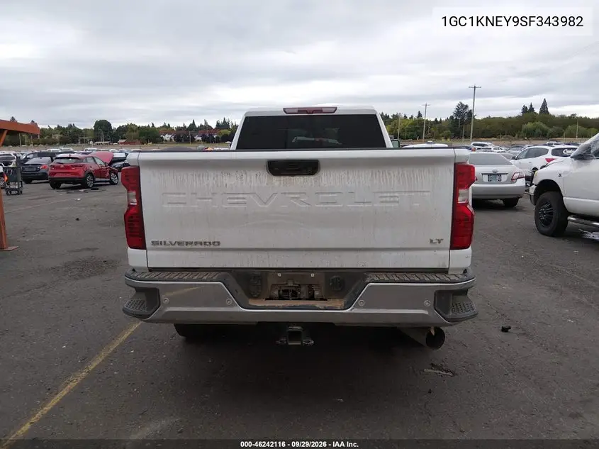 2025 CHEVROLET SILVERADO VIN 1GC1KNEY9SF343982 — фото 16