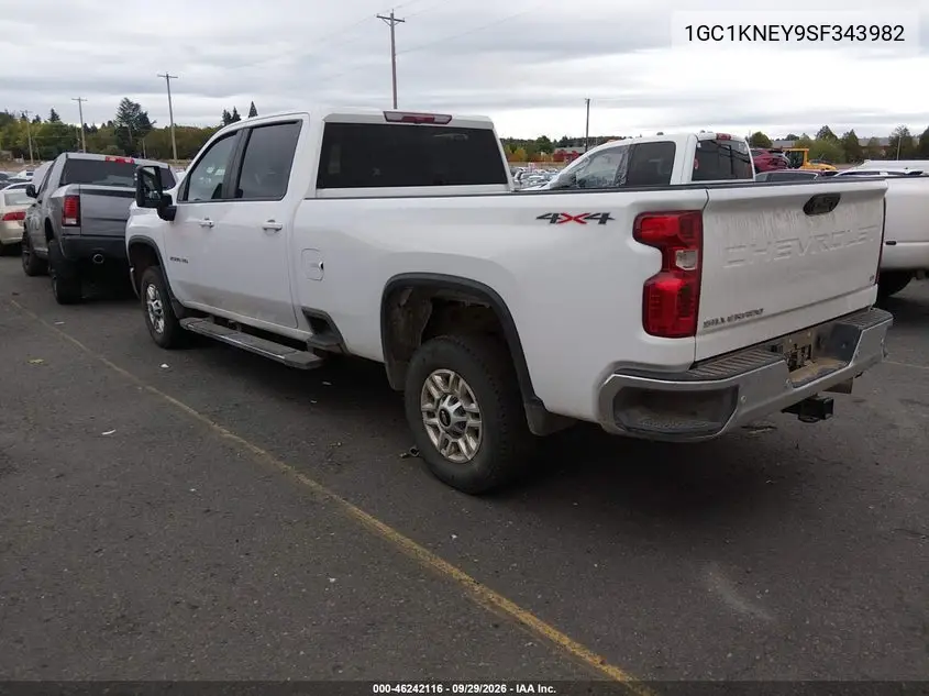 2025 CHEVROLET SILVERADO VIN 1GC1KNEY9SF343982 — фото 3
