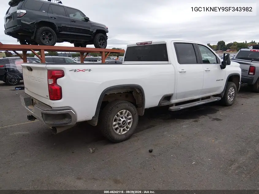 2025 CHEVROLET SILVERADO VIN 1GC1KNEY9SF343982 — фото 4