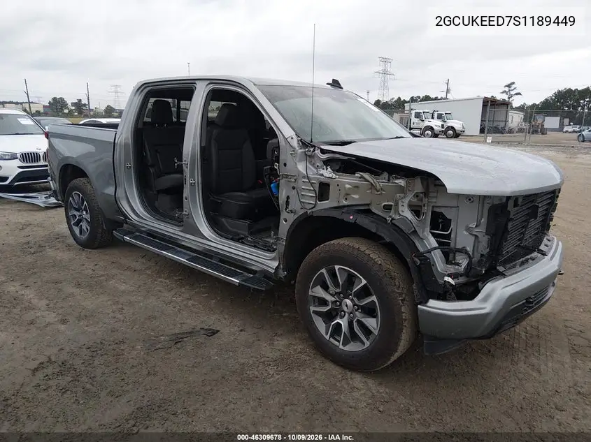CHEVROLET SILVERADO 2025, VIN 2GCUKEED7S1189449
