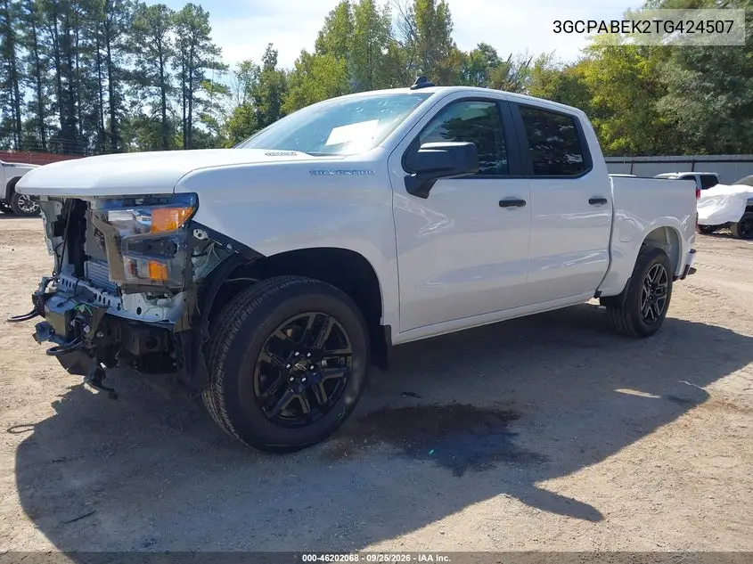 2026 CHEVROLET SILVERADO VIN 3GCPABEK2TG424507 — фото 2