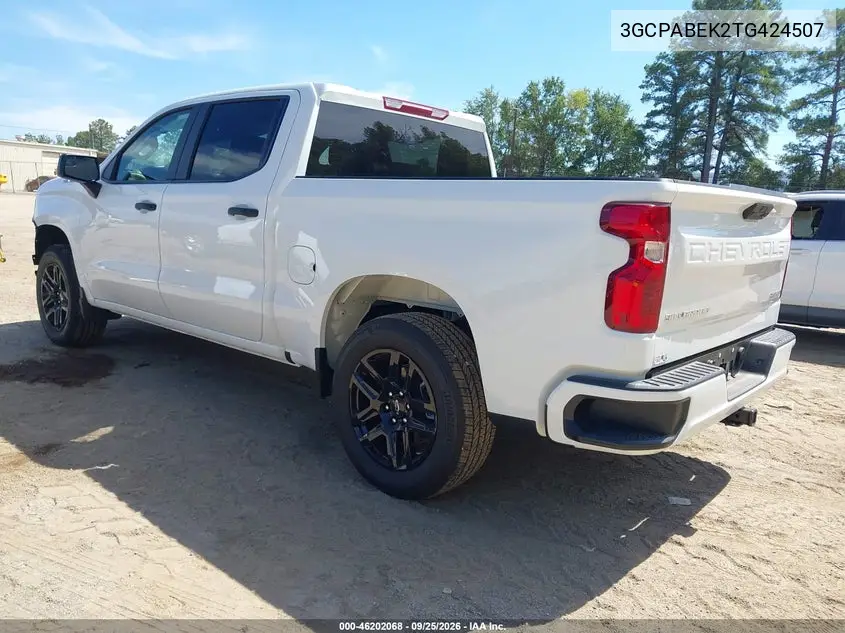 2026 CHEVROLET SILVERADO VIN 3GCPABEK2TG424507 — фото 3