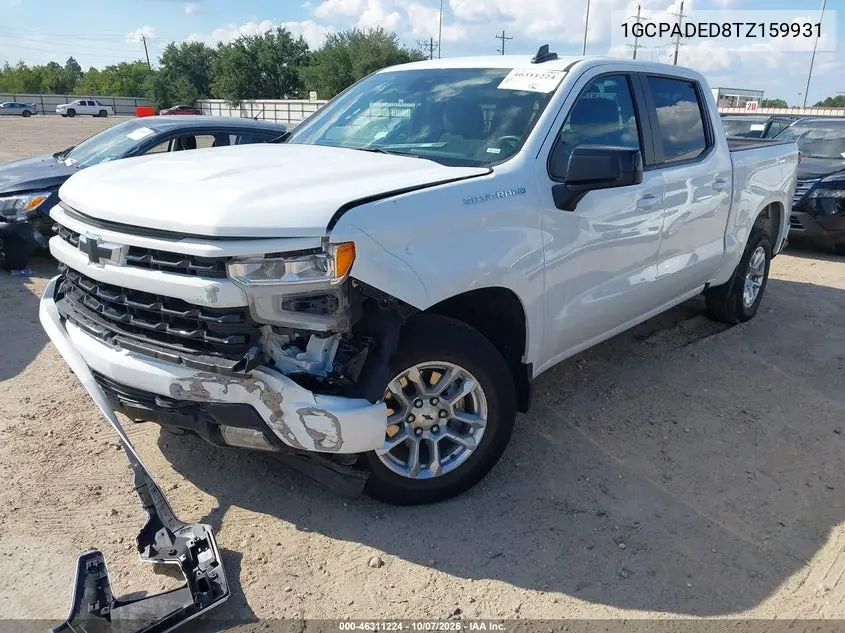 2026 CHEVROLET SILVERADO VIN 1GCPADED8TZ159931 — фото 2