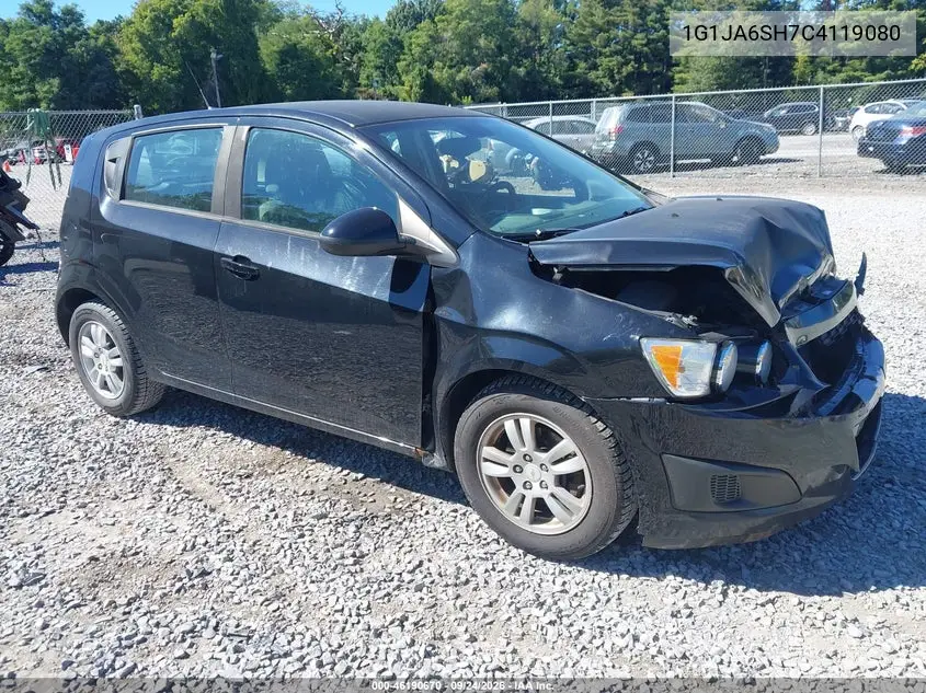 CHEVROLET SONIC 2012, VIN 1G1JA6SH7C4119080