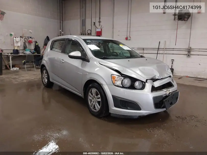 CHEVROLET SONIC 2012, VIN 1G1JC6SH4C4174399